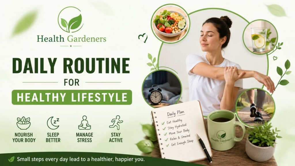 daily routine for healthy lifestyle