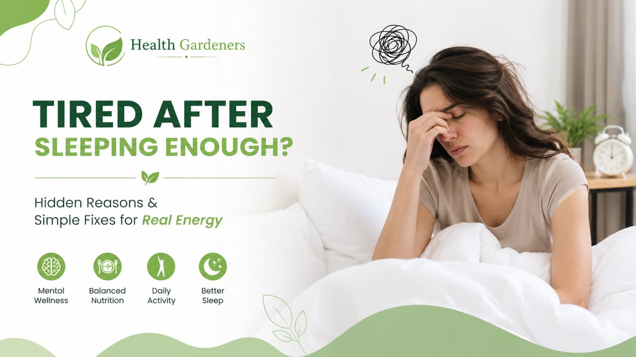 Why You Feel Tired Even After Sleeping Enough - Healthgardeners